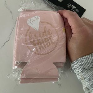 NWT Pink Bella Bug “Bride Tribe” pack 10 drink koozies